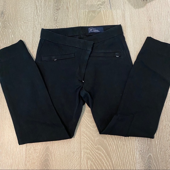 GAP Black Bi-Stretch Skinny Pant - Sz 2 - Picture 3 of 6